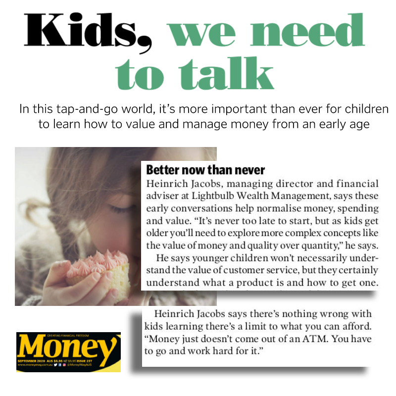 LWM MD featured in Money Magazine: tips on kids and money